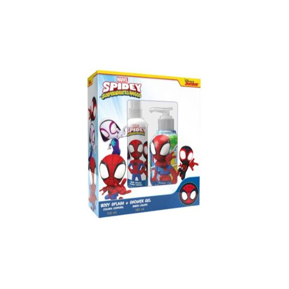 Body Splash Disney Spiderman 200 Ml + Shower Gel 280 Ml