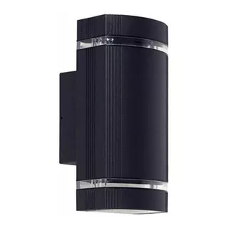 Aplique Bidireccional/bifocal Tango Exterior Aluminio Gu10 Color Negro
