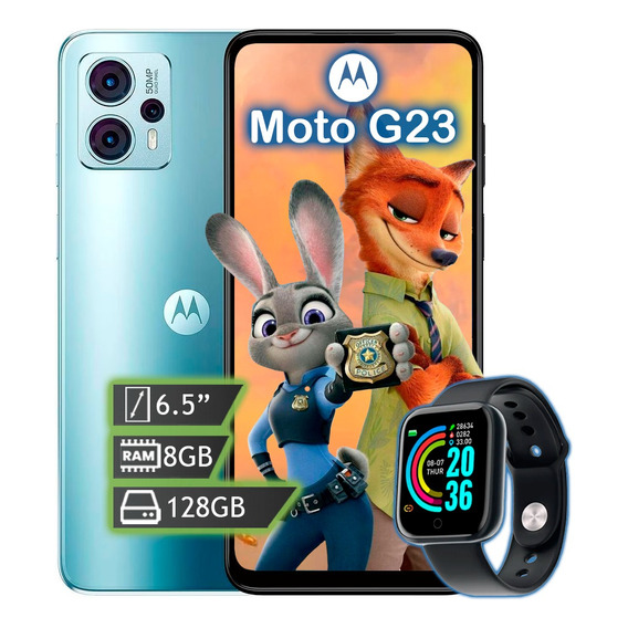 Celular Motorola Moto G23 128gb Dual Sim 8gb Ram + Kit