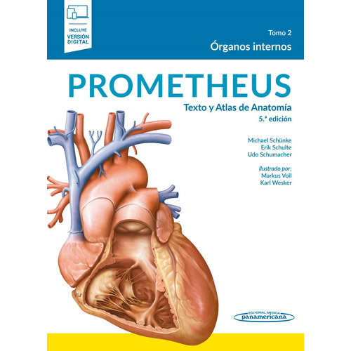 Texto Y Atlas Tomo Ll. Órganos Internos, De Prometheus. Editorial Medica Panamericana, Tapa Dura, Edición 5ta En Español, 2021