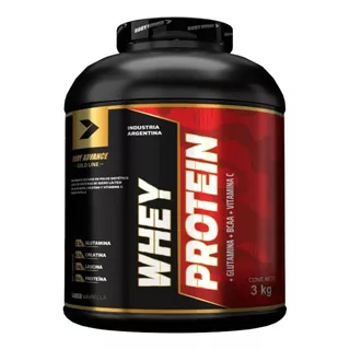 Whey Protein 3kg Body Advance Proteína Concentrada Premium Sabor Vainilla
