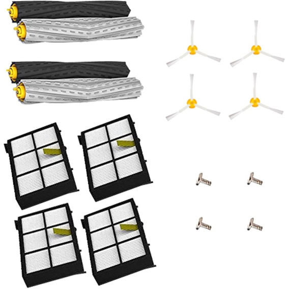 Filtros Hepa,irobot Kit De Cepillos Roomba 800/900/870/980