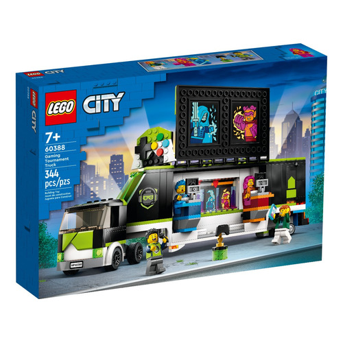 Lego® City - Camión De Torneo De Videojuegos (60388) Cantidad de piezas 344