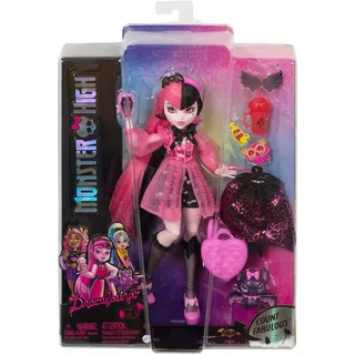 Monster High Muñeca Draculaura Moda Con Accesorios