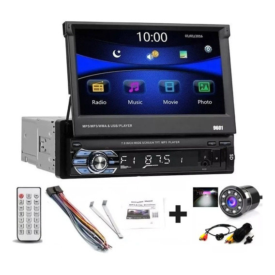 Radio Para Carro 1 Din 7 Pulgadas  Bluetooth Mirrolink  Usb 