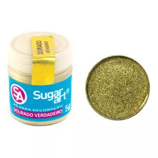 Pó Para Decoração Dourado Verdadeiro 5g - Sugar Art