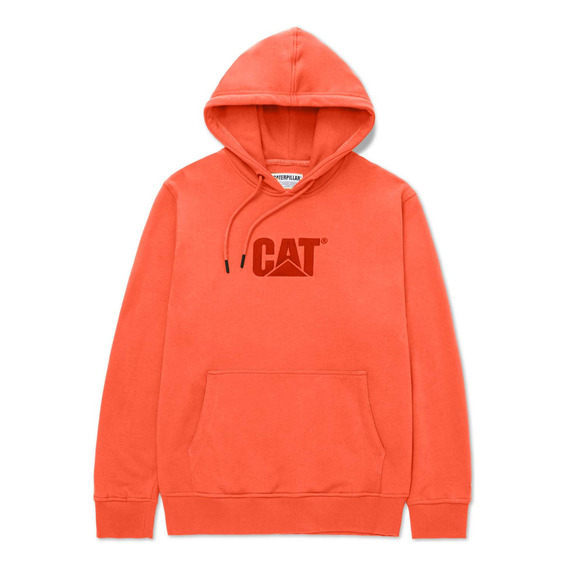 Buzo Caterpillar Fleece Cat Logo Pull Bittersweet Hombre