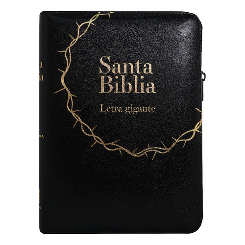 Biblia Reina Valera 1960 Letra Gigante Color Negro corona