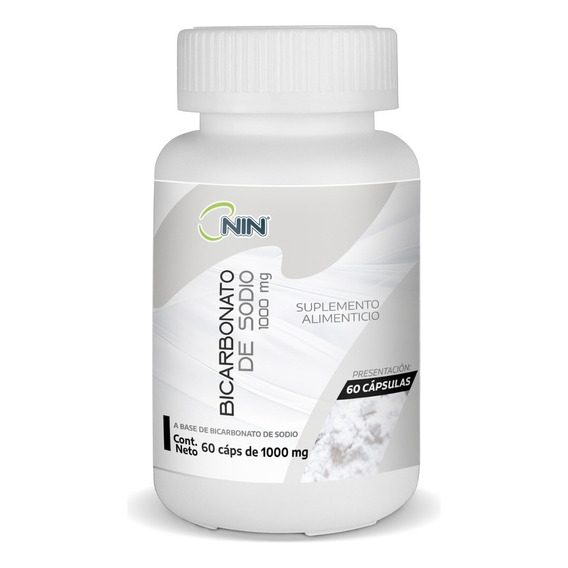 Bicarbonato De Sodio 1000mg 60capsulas 1g Nin