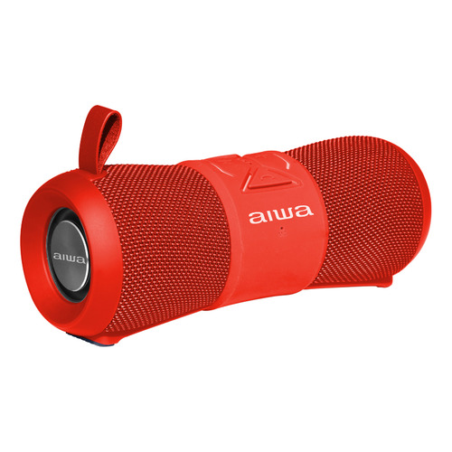 Parlante Portátil Aiwa AW2-WPF Bluetooth Waterproof Color Rojo