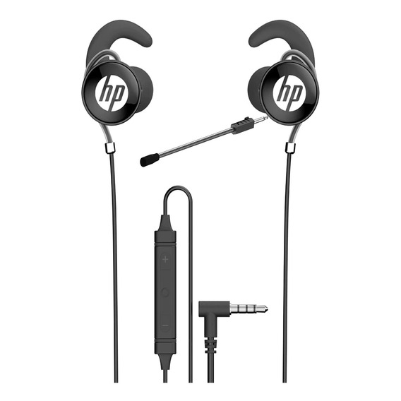 Auriculares in-ear gamer HP DHE-7004 negro