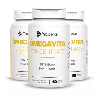 3 Ômegavita Concentrate Com Ômega-3 E Dha