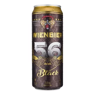 Cerveja Wienbier 56 Black Premium Latão 710ml - 1 Unidade Nf