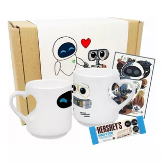 Caja De Regalo Mug Pareja Walle/ Regalos Personalizados