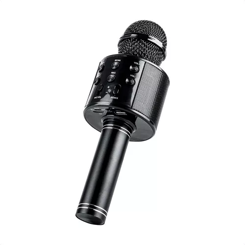 Karaoke Microfono Parlante Bt Kms-180 Negro — MdeOfertas