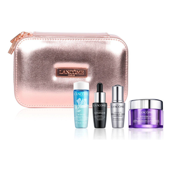 Set Mini Lancôme: Crema + Serum + Serum Ojos +desmaquillante