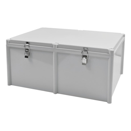 Gabinete Plastico Exterior 56 X 38 X 26.5 Cm Cierre Broche Color Gris