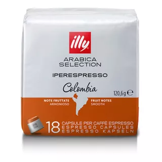 18 Cápsulas Illy Iperespresso, Café Selection, Colombia.