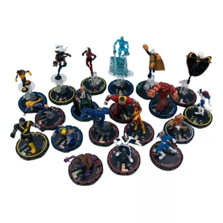 Heroclix 19 Figuras X-men Heroes Y Villanos Lote Marvel 