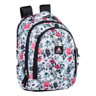 Mochila Urbana Escolar Porta Notebook Agarrate Catalina Color Red Roses