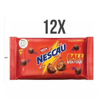 Nestle Edição Limitada - Choc Nescau Ball 12 Und De 75gr 