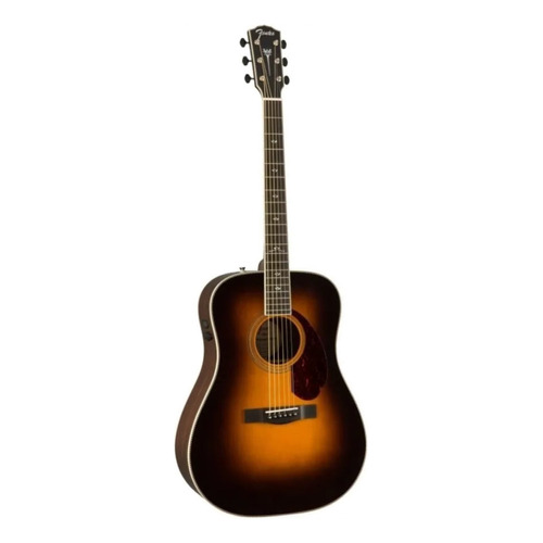 Guitarra acústica Fender Paramount PM-1 Deluxe para diestros vintage sunburst brillante