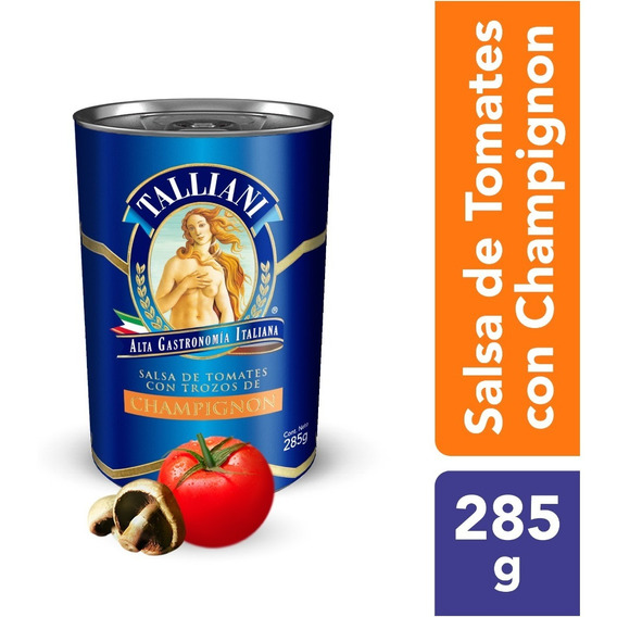 Salsa De Tomates Champignon Talliani 285g