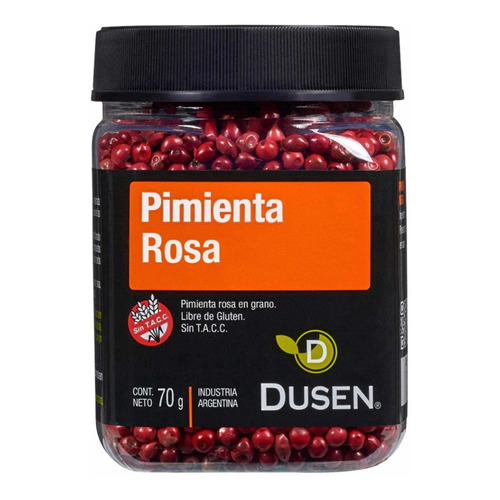 Pimienta Rosa En Grano - Sin Tacc - Pote De 70gr