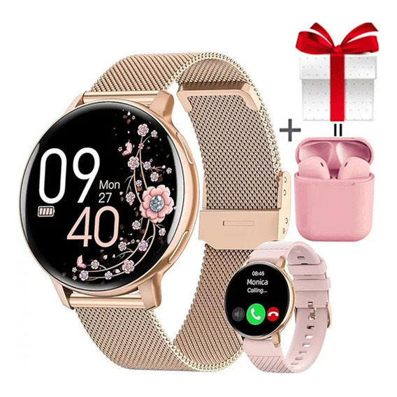 Reloj Inteligente Para Mujer Para Huawei Xiaomi Monitor Fitn