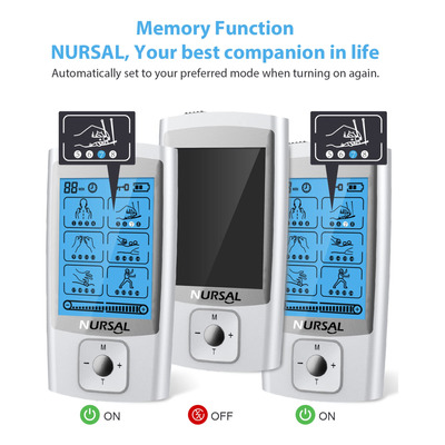 Nursal Estimulador Muscular Tens De 24 Modos Con Estimulaci.