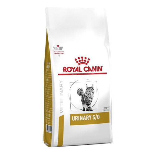 Alimento Royal Canin Veterinary Diet Urinary S/O para gato adulto sabor mix en bolsa de 400 g