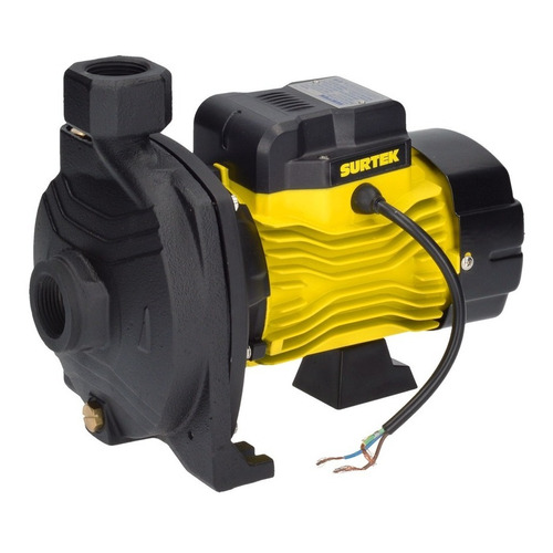 Bomba Para Agua Centrífuga 1/4hp Embobinado De Cobre Color Negro/Amarillo Fase eléctrica Monofásica Frecuencia 60 Hz