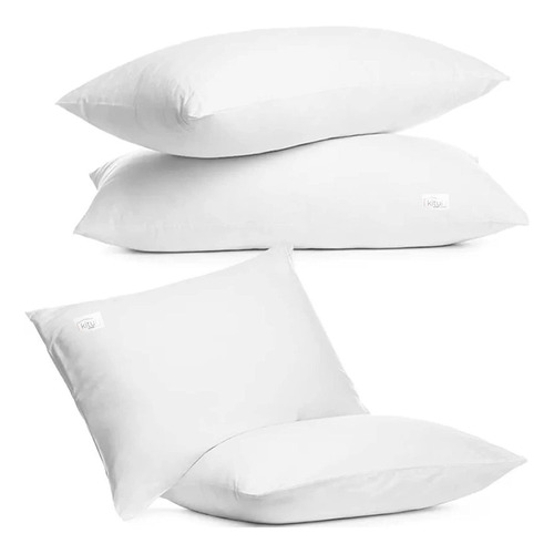 Kitul Confort 4 Pack Almohadas 2 Estándar Plus Com 2 King Size Hotelera