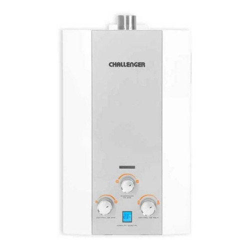 Calentador de agua a gas GN Challenger WHG 7084 blanco/gris 120V