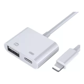 Adaptador Duplo Usb Ligtning De iPhone iPad Pendrive Teclado