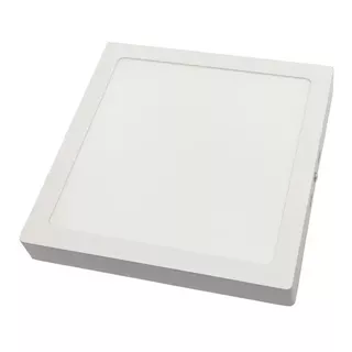 Aplique Panel Plafón Led 36w Cuadrado 45x45 Aluminio Blanco Color Blanco Luz Cálida