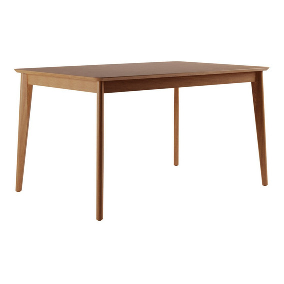 Mesa Comedor 135 Cm Diseño Clásico Moderno 4 Personas Olive Color de la tapa Natural