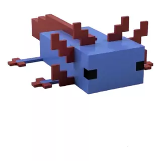 Minecraft Axolotl Ajolote Muñeco 3d