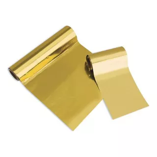 Foil Ouro Para Laser - 30 Cm Largura 10 Metros Cor Dourado