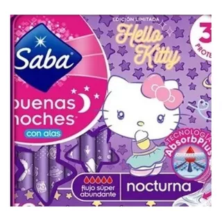 Toallas Saba Edición Hello Kitty, 32 Toallas Femeninas