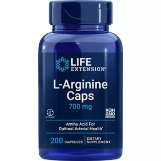 L-arginine Caps 700 Mg, 200 Capsules Sabor Sem Sabor