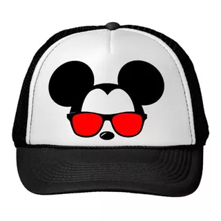 Gorras Cachuchas Mickey Mouse Personalizado Negro