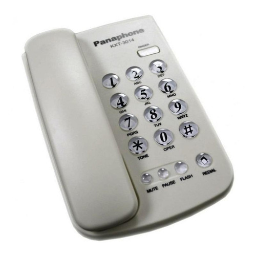 Teléfono Panaphone  kxt-3014 fijo - color blanco