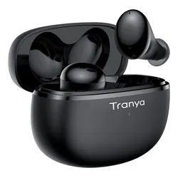 Fone de ouvido in-ear gamer sem fio Tranya T20 preto com luz LED no Mercado Livre com oferta e cupom de desconto