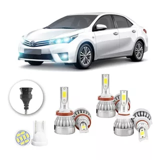 Lampadas Led Toyota Corolla 2015 A 2017 H16 H11 Hb3 20000lm