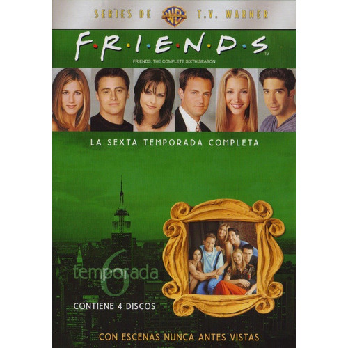 Friends Amigos Sexta Temporada 6 Seis Dvd