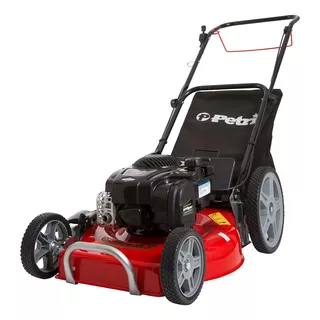 Cortadora De Cesped Petri Motor 6.25 Briggs Stratton 3 En 1 Color Rojo