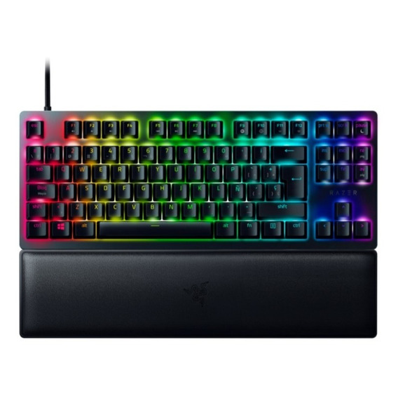 Teclado Razer Huntsman V2 Tkl Optical Red Switch Chroma Esp Color del teclado Negro Idioma Español España