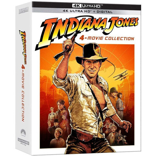 Indiana Jones Coleccion Boxset 4 Peliculas 4k Ultra Hd