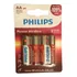 Pila Alcalina Philips Aa Pack X 4